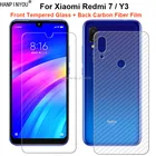 1 комплект = мягкая задняя пленка из углеродного волокна для Xiaomi Redmi 7  Y3 6,26 