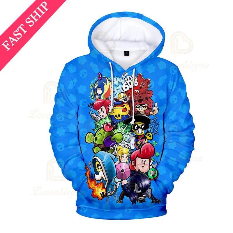 

Shooting Game PRIMO 3D Hoodie Boys Girls Browlings Cartoon Tops Teen Clothes Spike Wanted 6 To 19 Years Kids MAX Sweatshirt