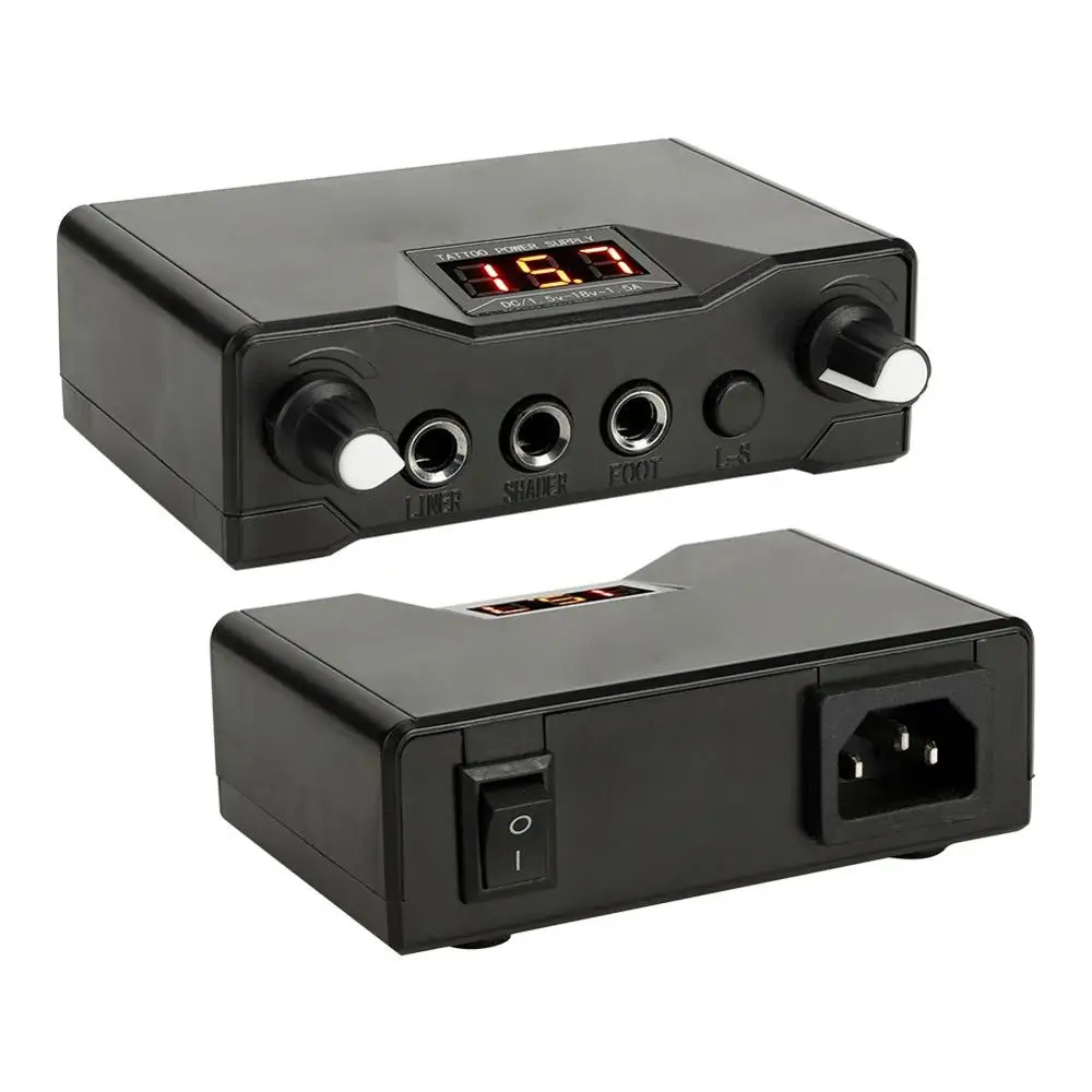 Классический ЖК дисплей Дисплей татуировки Питание с кабелем полу перманентный