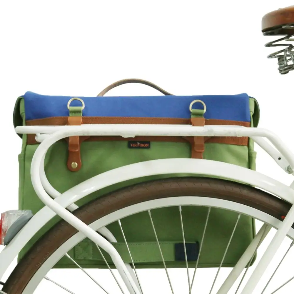 Сумка Tourbon на заднее сиденье велосипеда в стиле ретро сумка велосипед