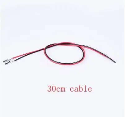 30cm cable Автомобильный диагностический разъем OBD с кабелем женский источник питания тест OBD2 16Pin гнездовой разъем для Toyota KIA VW - Название цвета: 30cm cable