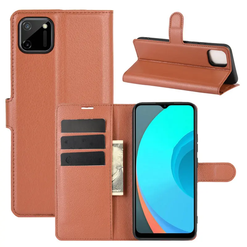 

for Realme C11 Luxury Flip Leather Case cover for Realme C11 Phone Cover Wallet case with Stand