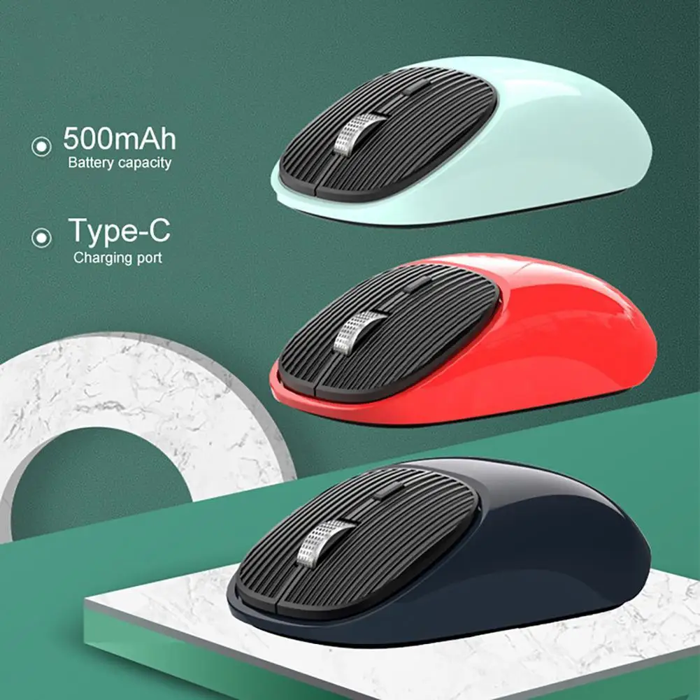 

Sensitive Plug Play 2.4G Wireless Noiseless Desk Mouse Computer Accessories