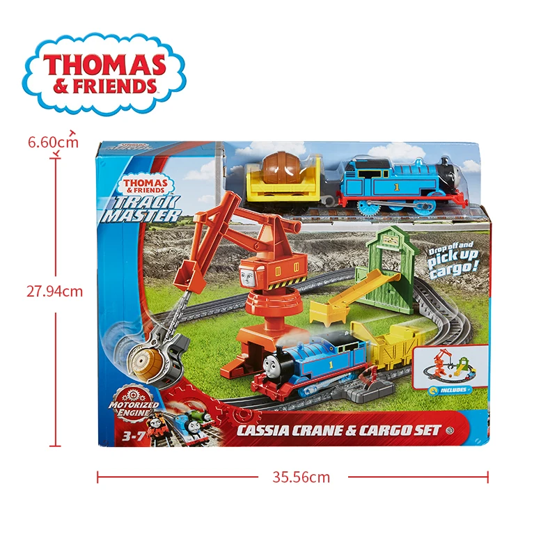 Железная дорога Thomas & Friends GHK83 Fisher Price кассии крана и грузовой Комплект Томас его