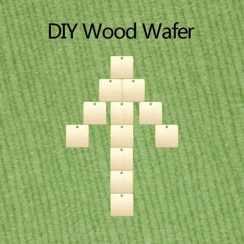 25 шт. подвесные бирки из натурального кусочки дерева для свадебных торжеств с