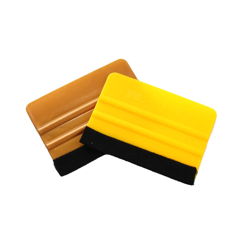 

Film Card Squeegee Car Foil Wrapping Suede Felt Scraper Auto Car Styling Sticker Accessories Window Tint Tools 100*75mm