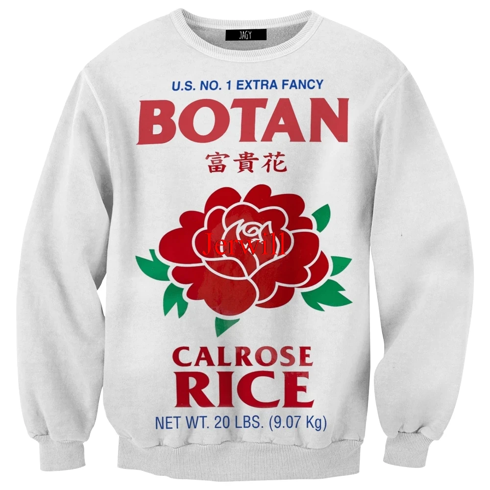 

Botan Rice Men Sweatshirt Novelty Creative Design Sweatshirt Funny Style Hombre Autumn Men's Clothing
