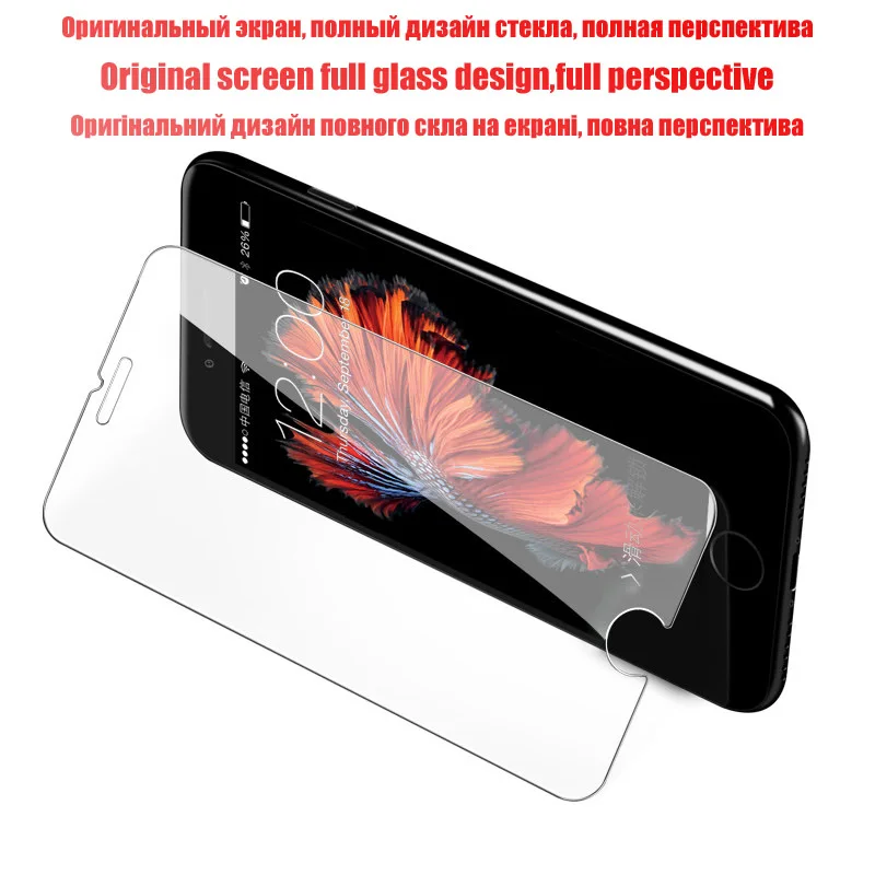 2-1 шт. закаленное стекло для iPhone 11 Pro Max 7 8 Plus Защитная пленка экрана X Xr Xs | Мобильные