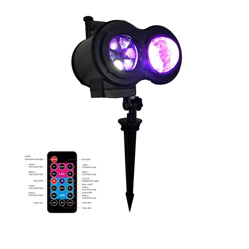 DJ Light Fog освещение машины рождественские украшения дома лазерный проектор Par Led 12