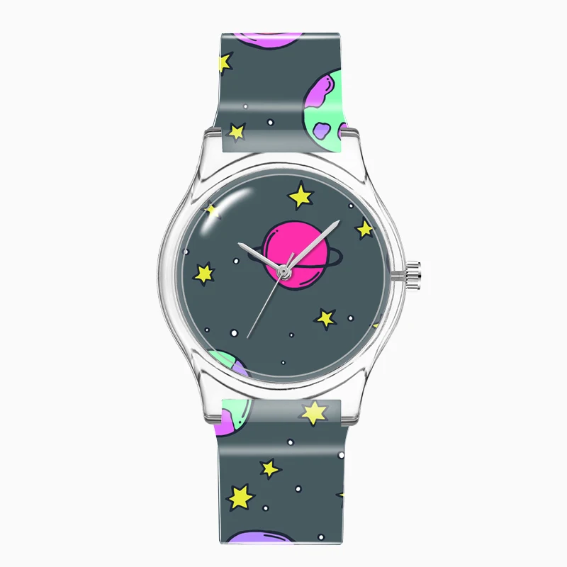 FB7100 пользовательский циферблат часов фотопечать пластиковые часы