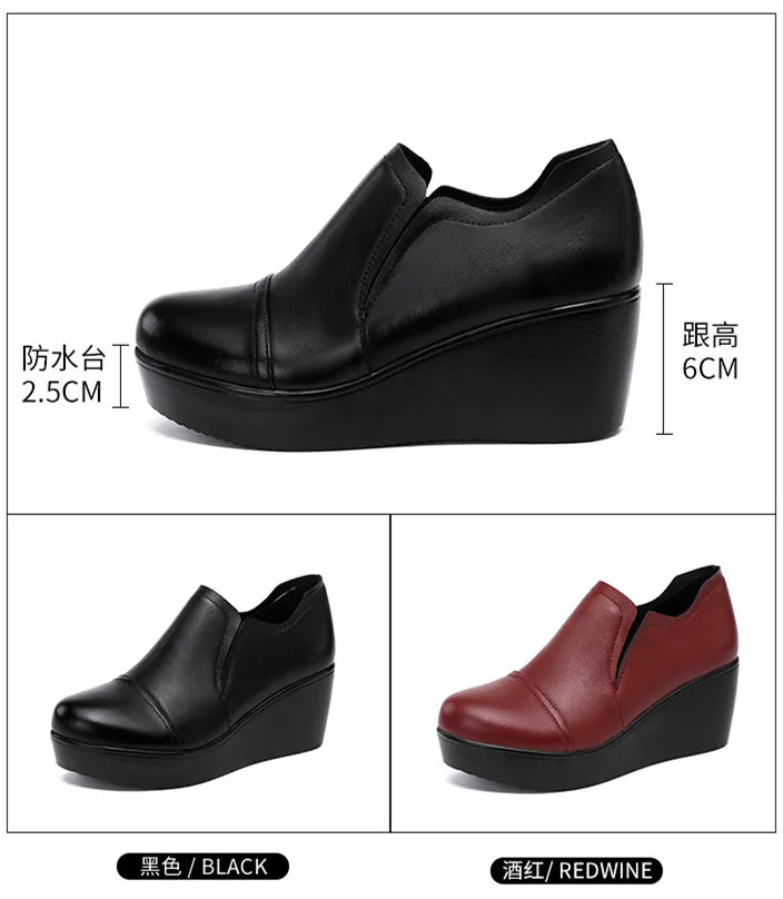 Leisure Female High Heels 2021 Winter Women Platform Snow Boots Casual Ankle Boots Ladies Plus Size Office Comfort Shoes Q0005