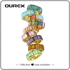 OUREX 2021 горячая распродажа высокое качество Радужное кольцо обручальное кольцо для женщин вечность цвета кольцо для женщин ювелирные изделия оптом