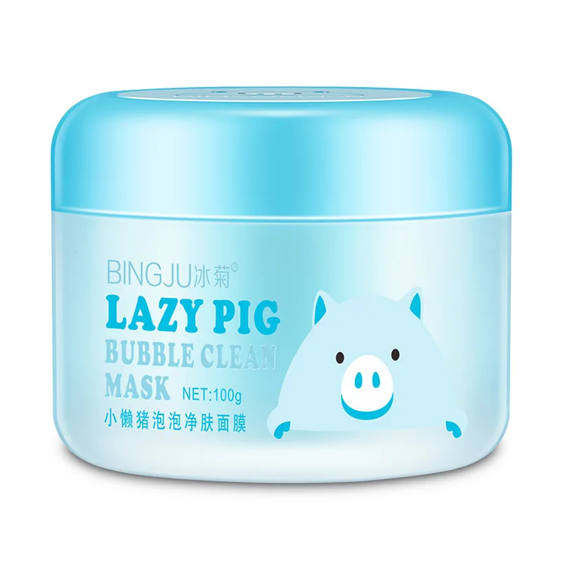 Очищающая маска с пузырьками для кожи свиньи увлажняющая и очищающая