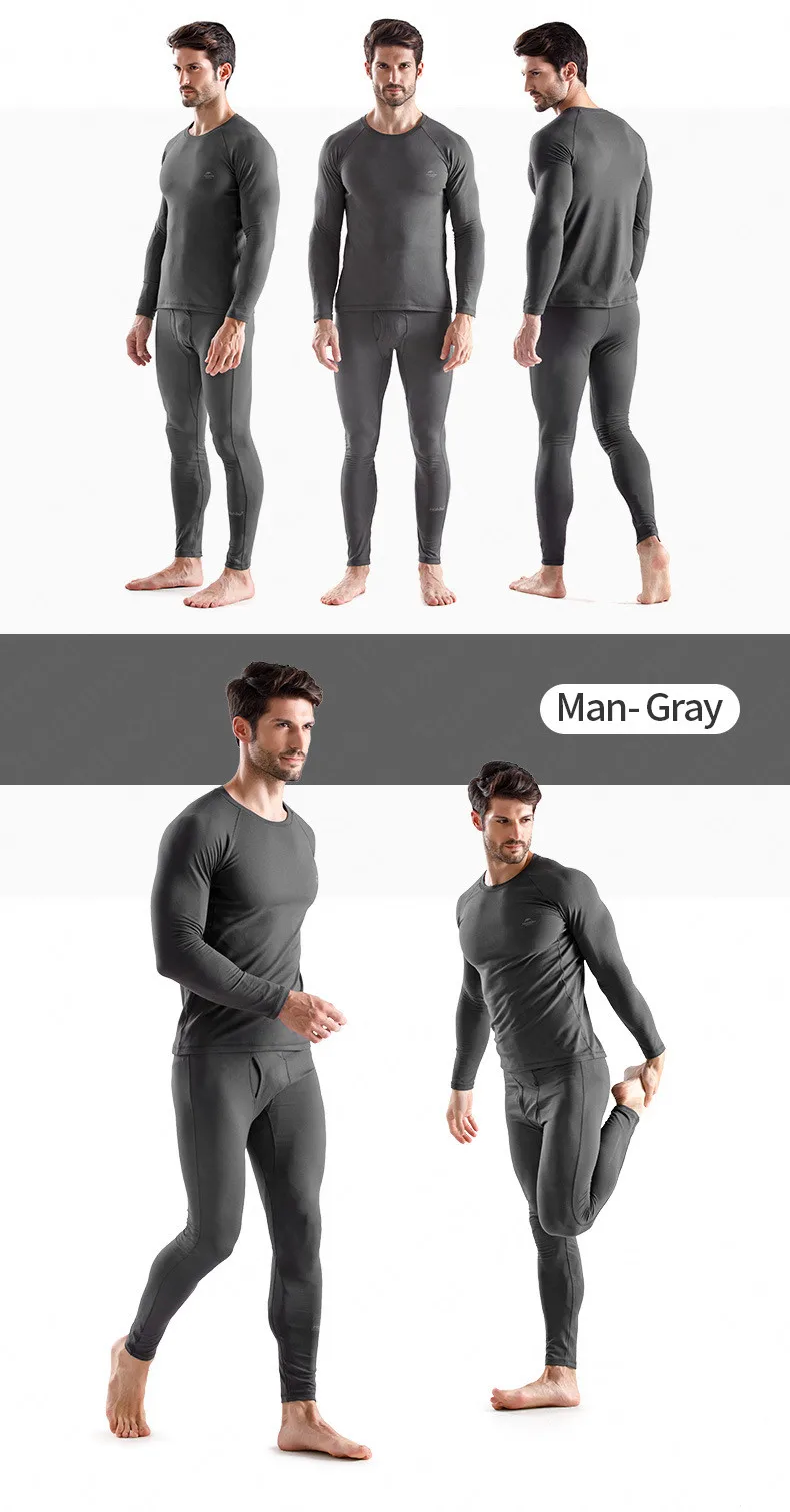 Naturehike Outdoors Functional Thermal Underwear Suit Quick Drying Autumn Pants Winter Sweat Releasing Sports Underwear