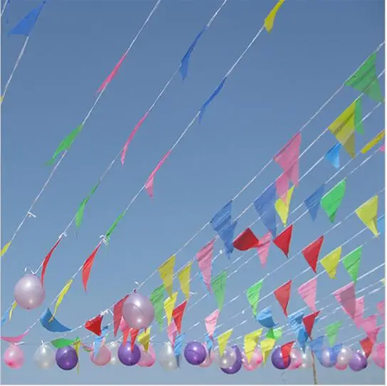 70 м/лот тканевый баннер для вечеринок яркие флаги вечерние НКИ свадьбы открытых