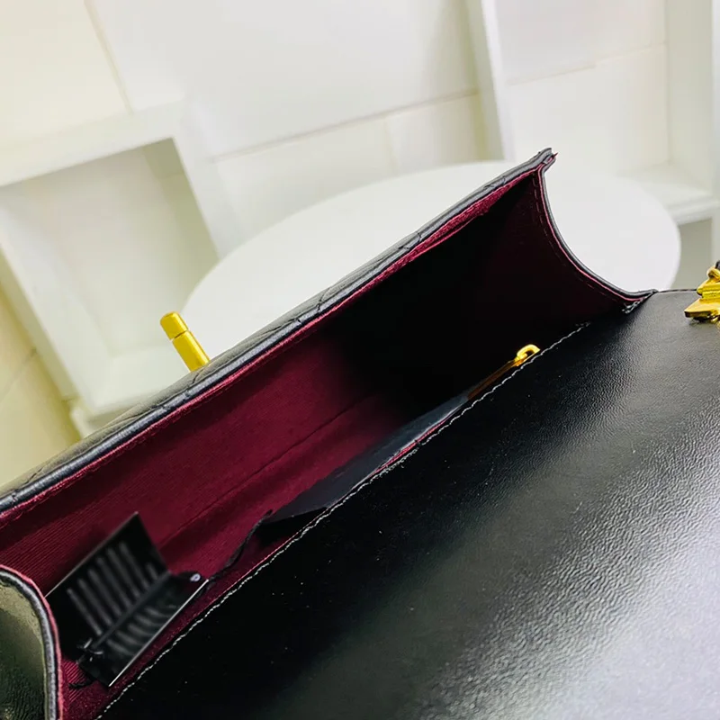 

Banneli High Quality Luxury Brand Designer Fashion Genuine Leather Ladies Messenger Bag Female Portable Handbag Flap For Women's