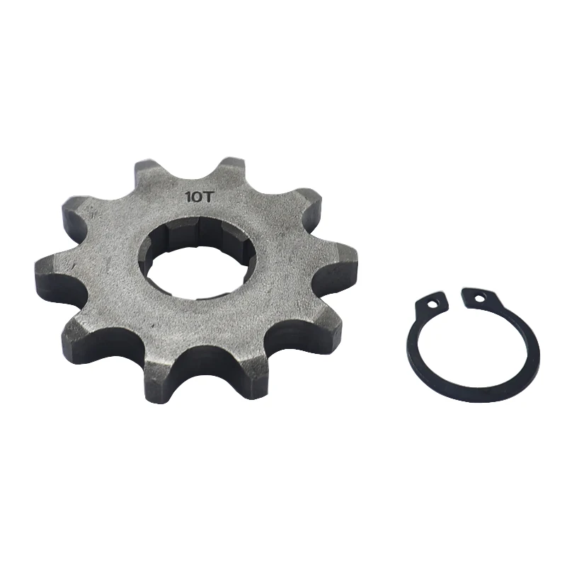 

Front Engine 530# 20mm 10T Teeth Chain Sprocket With Retainer Plate Locker for Motorcycle Dirt Bike ATV