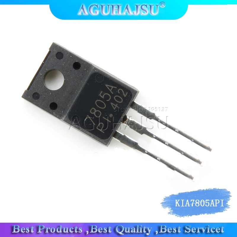 10 шт. KIA7805API U/P F KIA7805A 7805API 7805A TO220F|integrated circuit|circuit integre |