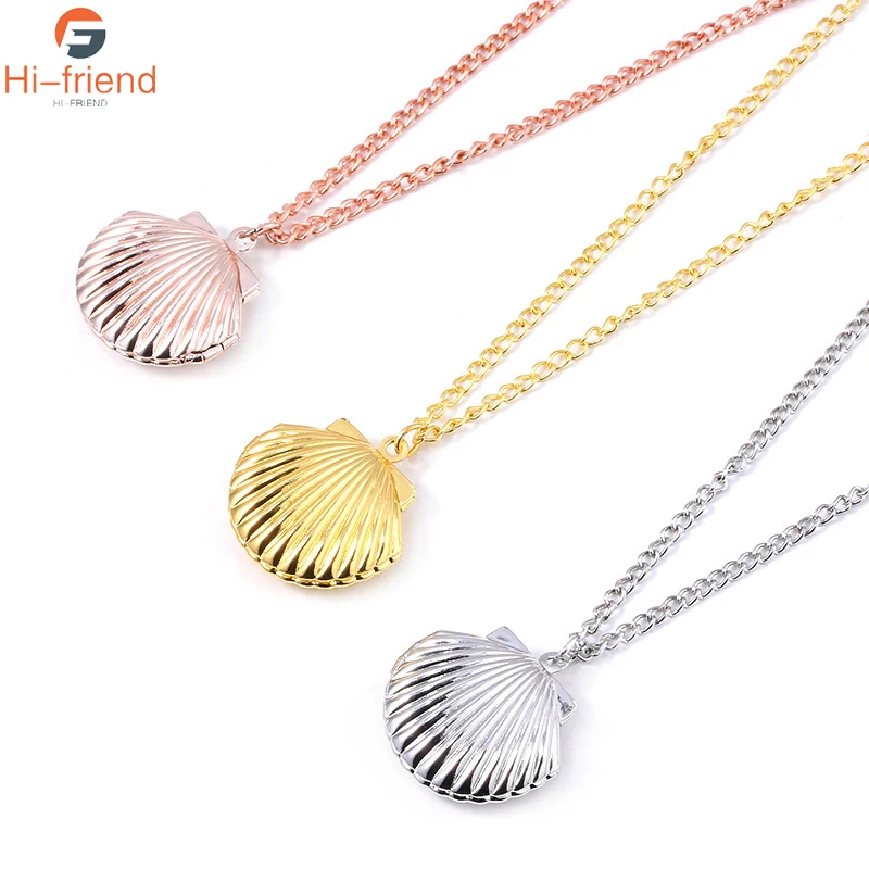 3 цвета модные ювелирные украшения Морская ракушка из фильма Пляжная цепочка с