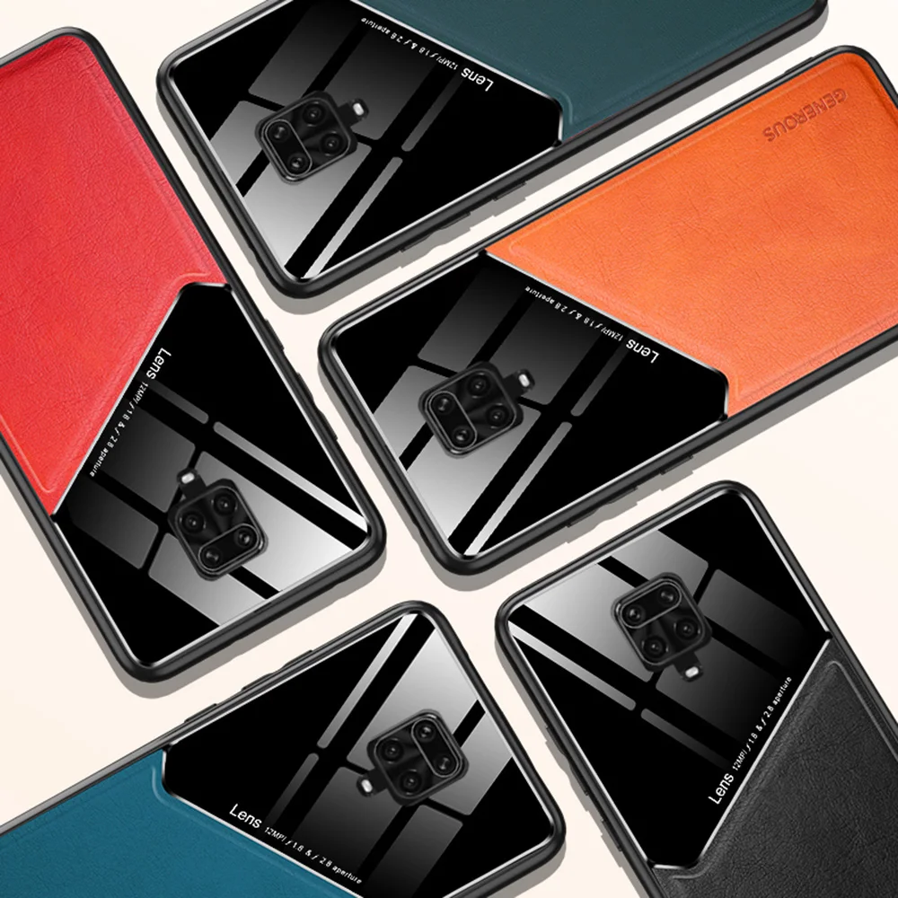 Чехол для Redmi Note 9 8 7 Pro 9S 8A 9A кожаный чехол на заднюю панель телефона с магнитным