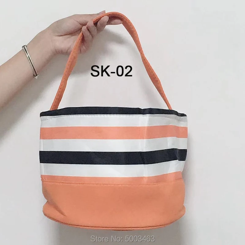 50 шт./партия корзина сумка для Хэллоуина Детская парусиновая конфет персональный