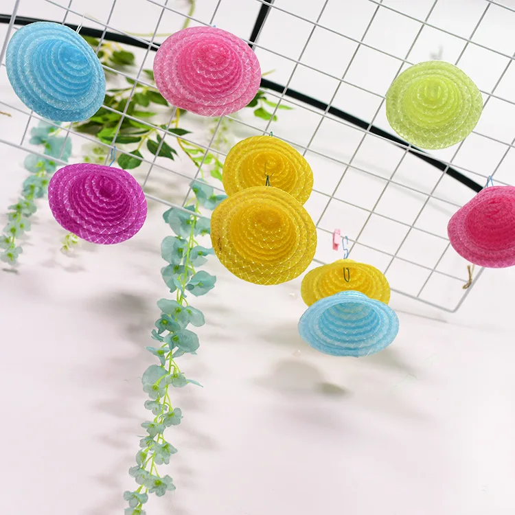 Декоративные настенные Подвески сделай сам в виде соломенной шляпы для