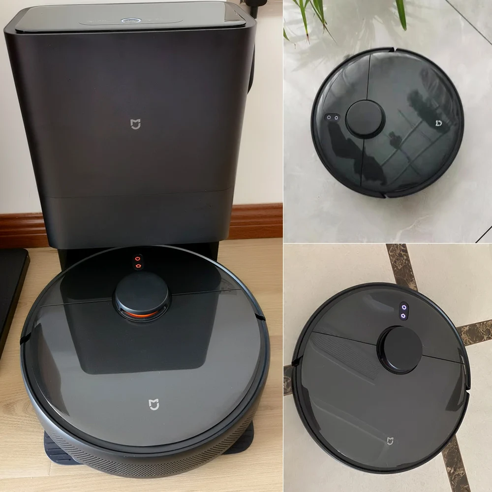 Xiaomi Mijia Robot Vacuum-Mop Dirt Disposal 3000Pa Suction/APP Control/Smart Self-charging 4-in-1 Vacuum Cleaner 4L Dust Bag |