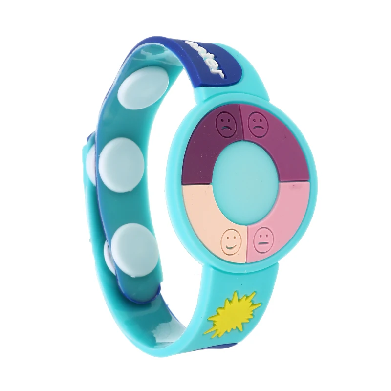 3 шт./лот браслет из ПВХ тест на ультрафиолетовую интенсивность часы тестер