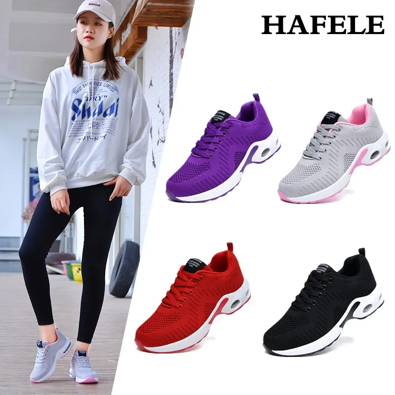 Женская спортивная обувь Прогулочная с воздушной подушкой (трикотажный сетчатый