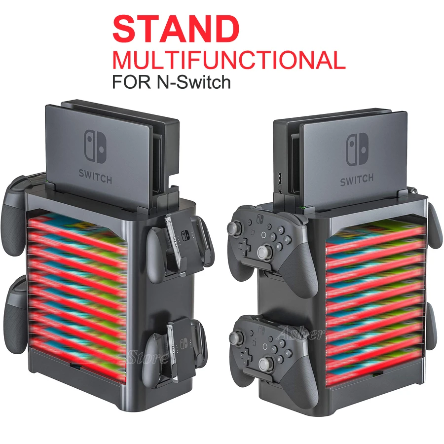 Игровые аксессуары хранение башня штабелируемые игры диск стойка контроллер