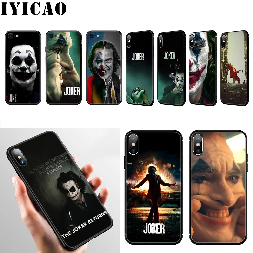 Мягкий силиконовый чехол joker Joaquin Phoenix movie для iPhone 11 Pro Max XR X XS Max 6 6S 7 8 Plus 5 5S SE