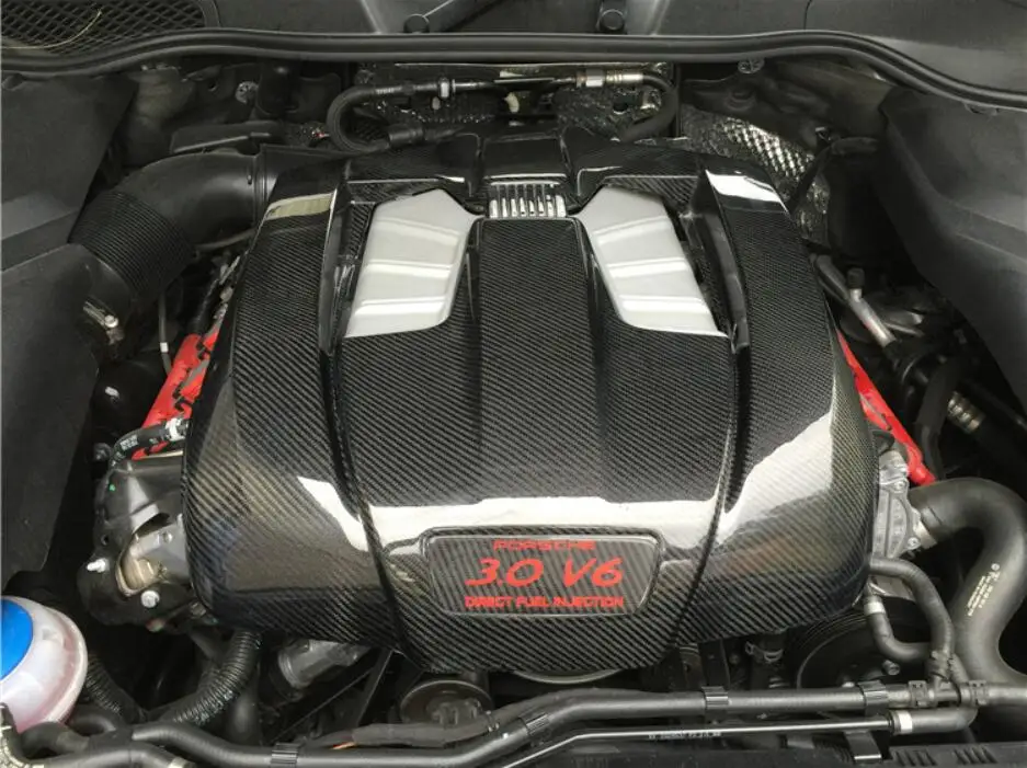 Стильная крышка для автомобильного двигателя из углеродного волокна капот