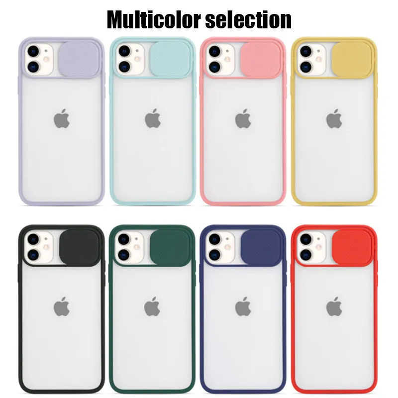 

Camera Lens Protection Phone Case on For iPhone 11 12 Pro Max 8 7 6 6s Plus Xr XsMax X Xs SE 2020 12 Color Candy Soft Back Cover