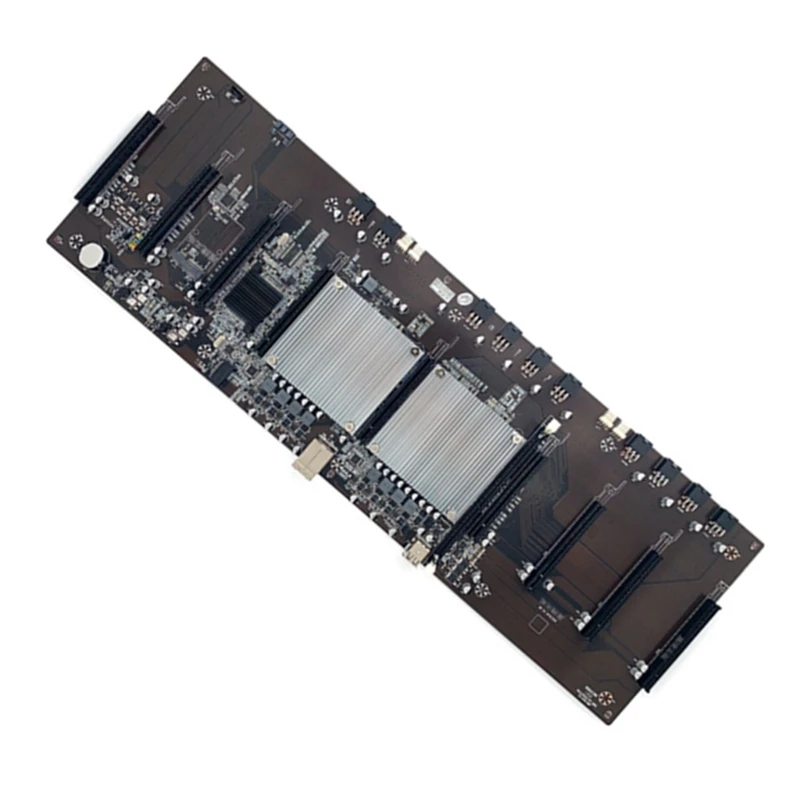 

BTC X79 Dual CPU Miner Motherboard for CPU Set Support 9X3060 Graphics Card for DDR3 Memory 60mm Distance Low Power