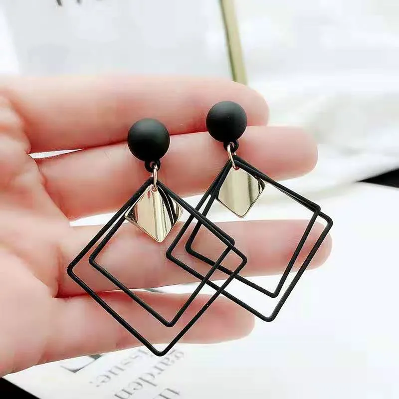 2019 новые корейские массивные серьги-капли для женщин Модные Винтажные