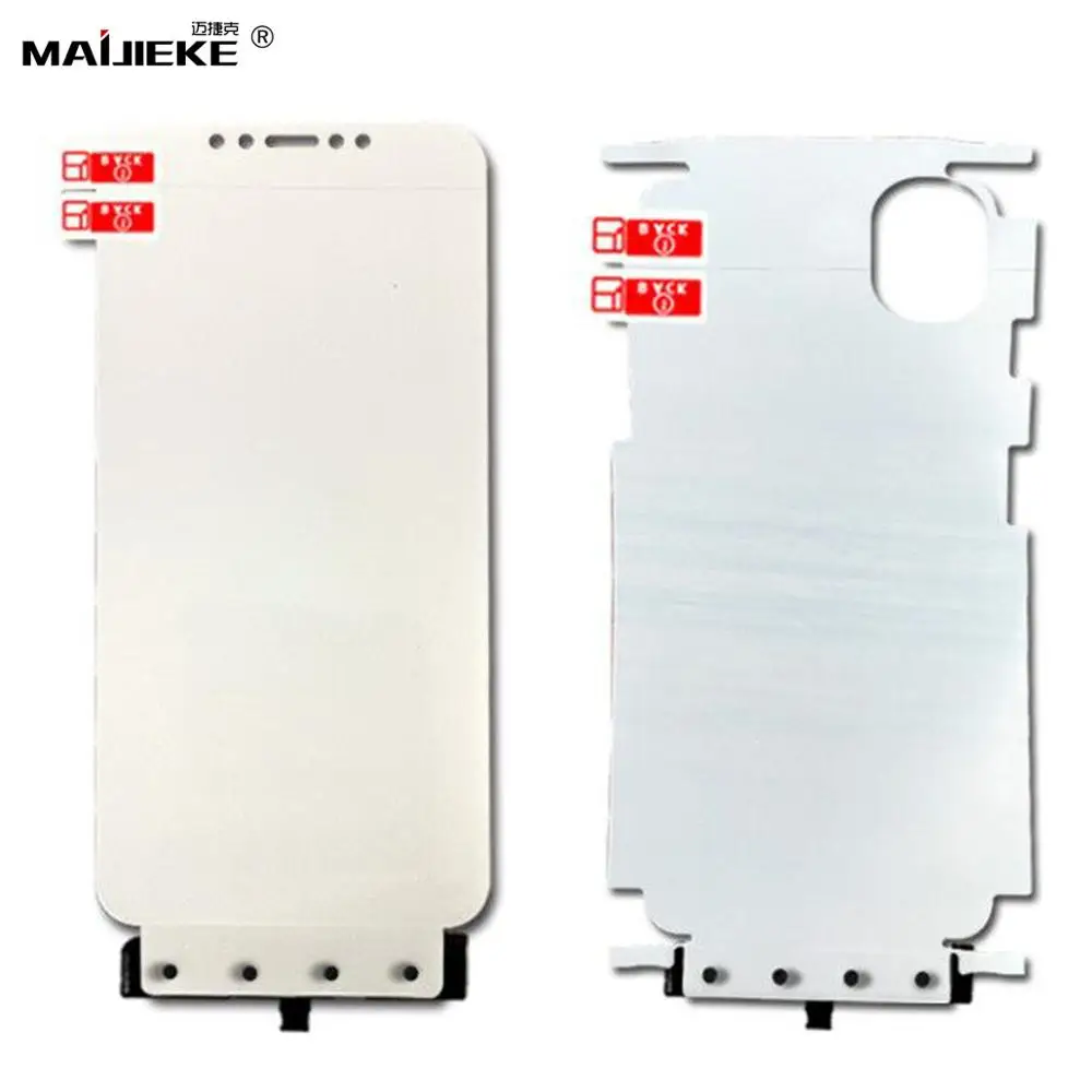 2 шт 6D полное покрытие Гидрогелевая передняя + задняя пленка для iPhone 11 Pro Max нано