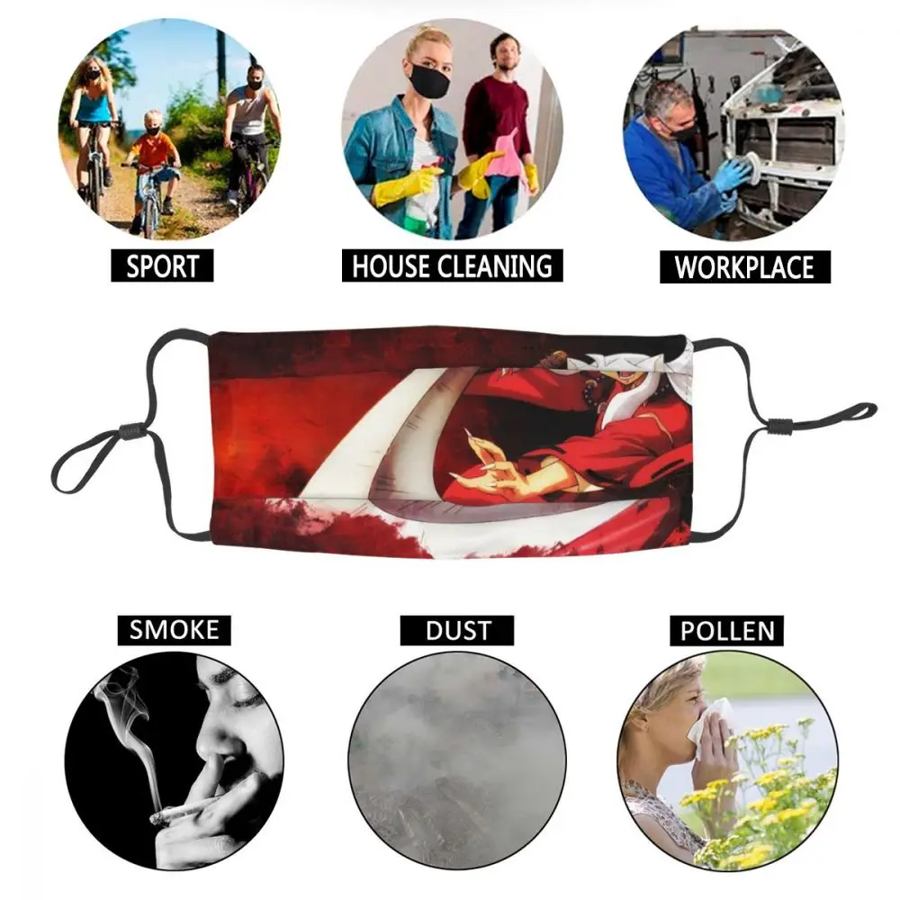 

Fashion Inuyasha Washable Men Mouth Face Mask Japan Demon Anime Manga Anti Dust Haze Protection Cover Respirator Mouth-Muffle