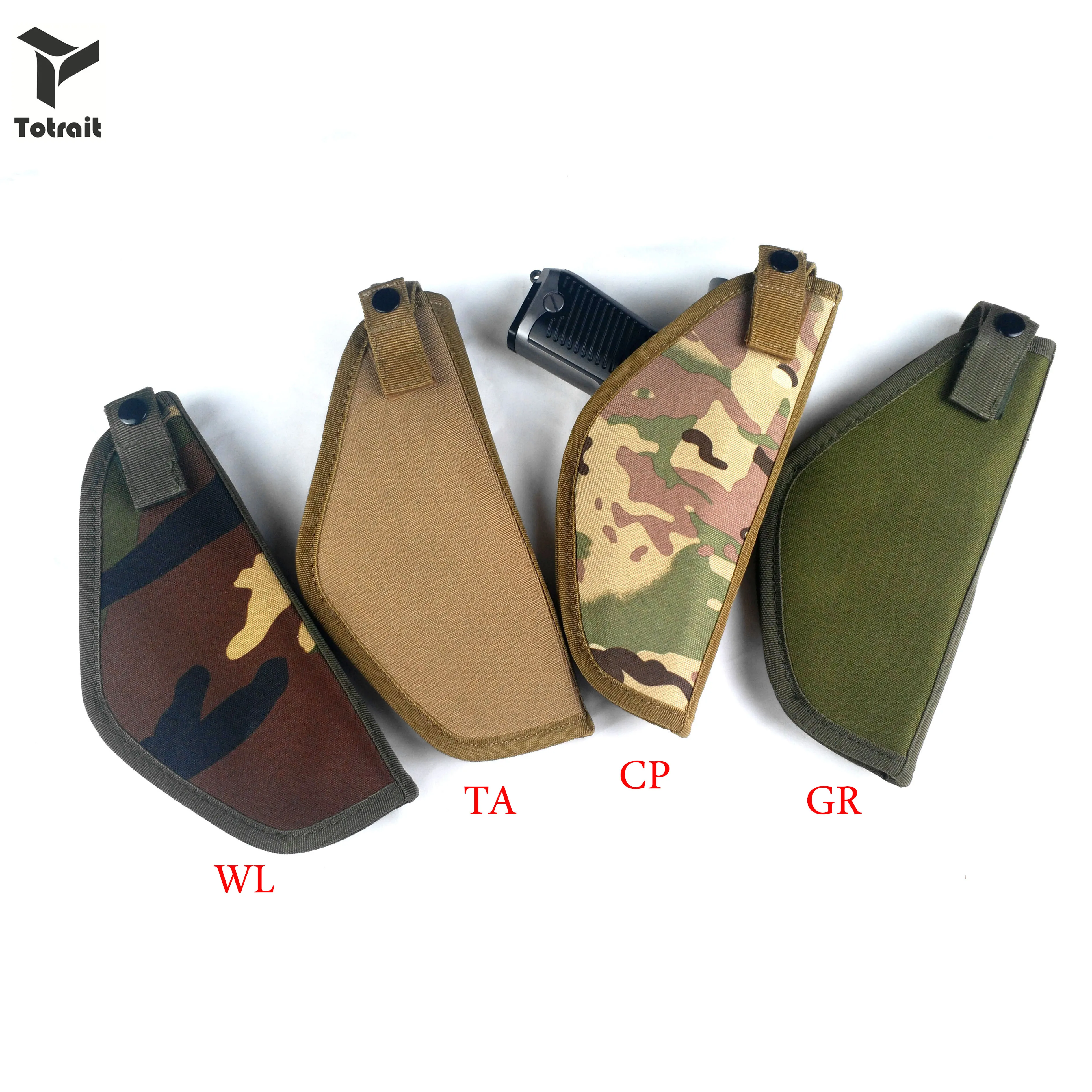 

TOtrait Tactical Universal Holster Hunting Pistol Waist Belt Gun Holster Outdoor Utility Airsoft Hunting Accessory Nylon Pouch