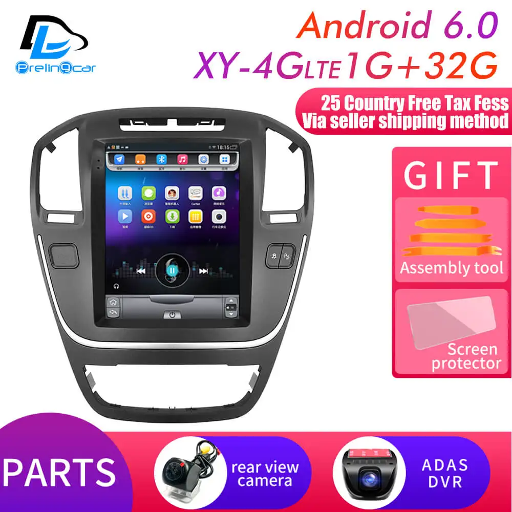 XY 4G 1G32G add DVR 4G LTE вертикальный экран android 9,0 Система Автомобильный gps Мультимедиа Видео Радио плеер в тире для opel insignia автомобильный navigaton стерео - Цвет: XY 4G 1G32G add DVR