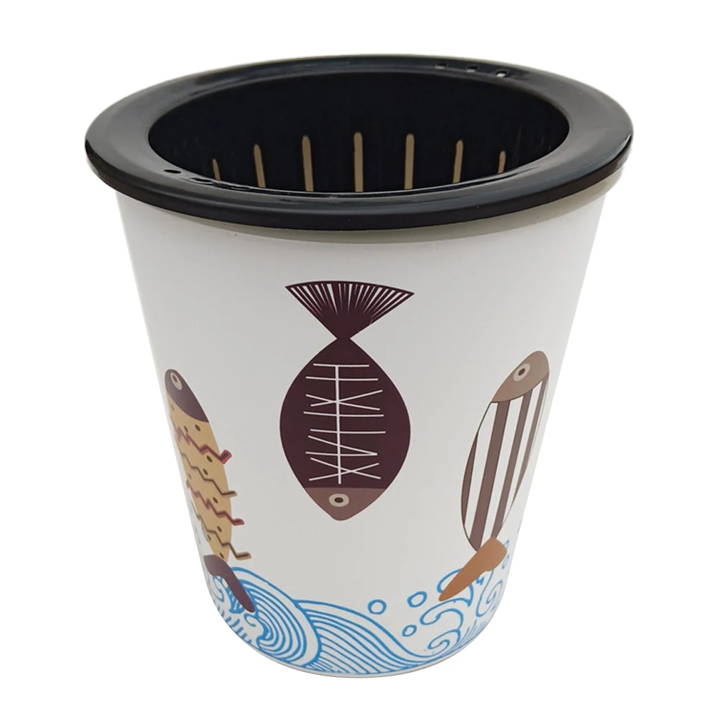 

Само цветочный горшок с системой полива влагу горшки для внутреннего золотистого цвета с узором в виде плюща, в африканском стиле фиолетово...