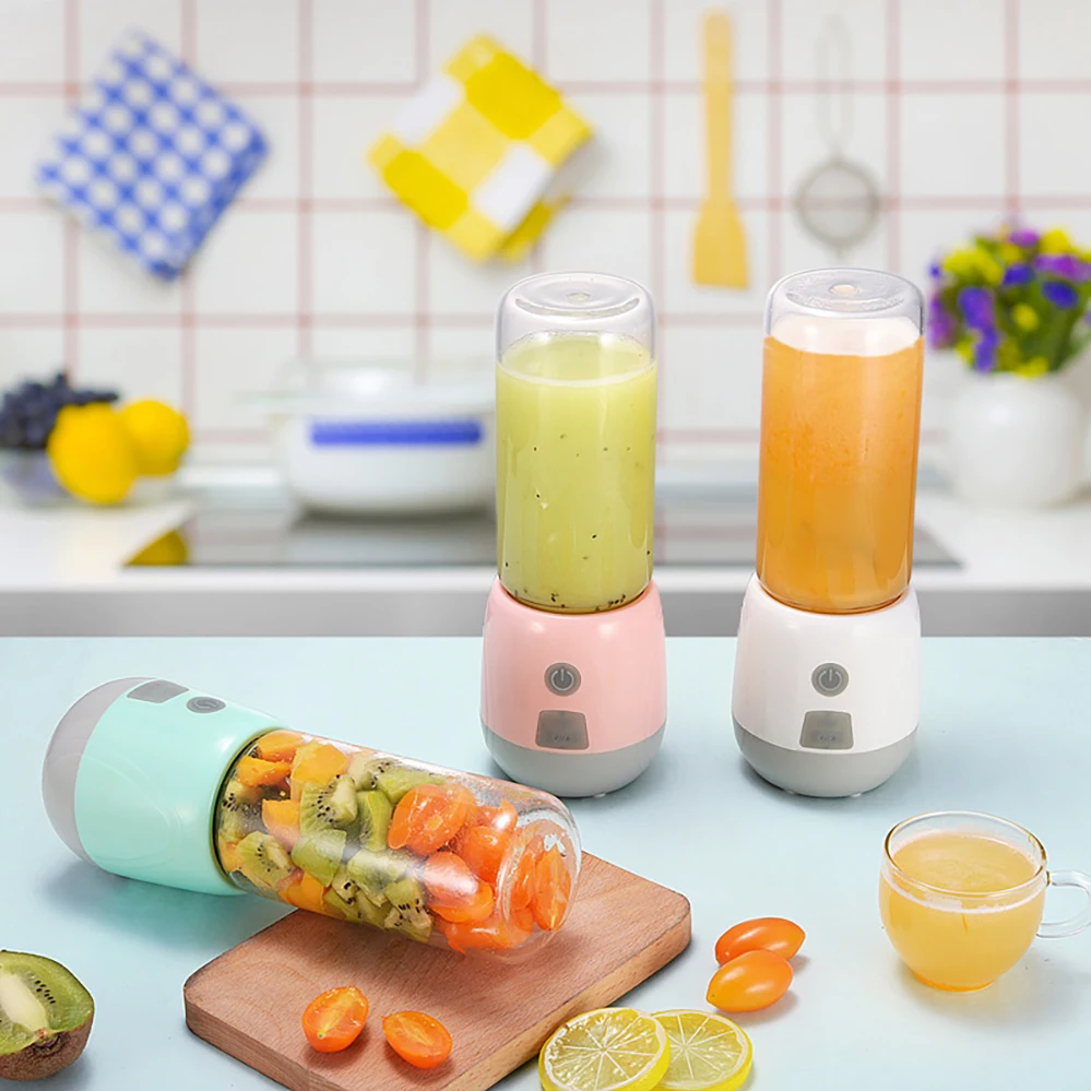 

garrafa espremedor 400ml de frutas porttil usb recarregvel juicing extractor copo mquina d e cozinhar mini casa ao ar