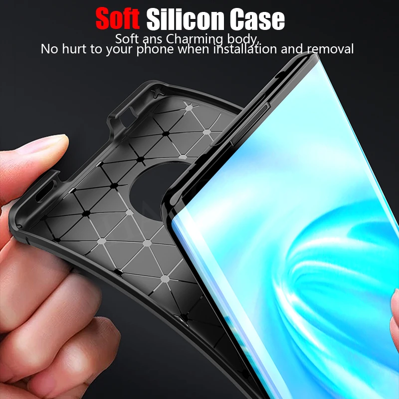 hatoly case for vivo nex 3s cover ultra thin soft tpu carbon fiber back cover for vivo nex 3s bumper case on bbk vivo nex 3 5g free global shipping