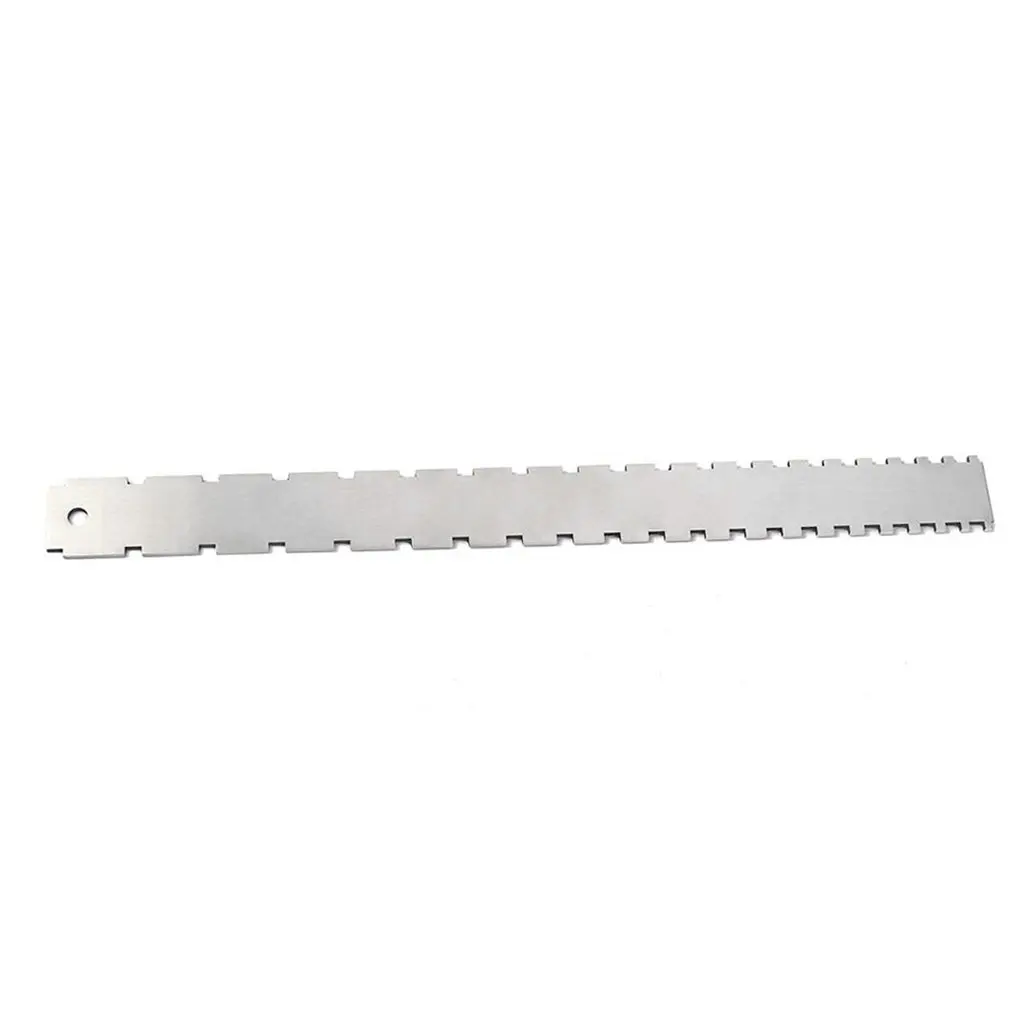 

Stainless Steel Guitar Straight Edge Measure Tool For Electric Guitars Neck Notched Fretboard and Frets