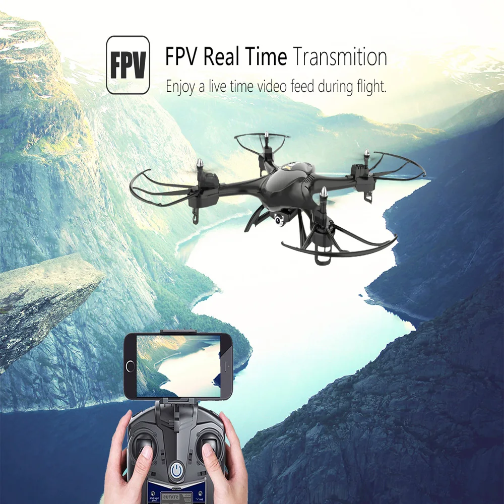 Holy Stone HS200 Радиоуправляемый Дрон с 720P HD камерой FPV Wi-Fi Радиоуправляемый вертолет Профессиональный высота удержания Дрон Радиоуправляемый квадрокоптер Квадрокоптер