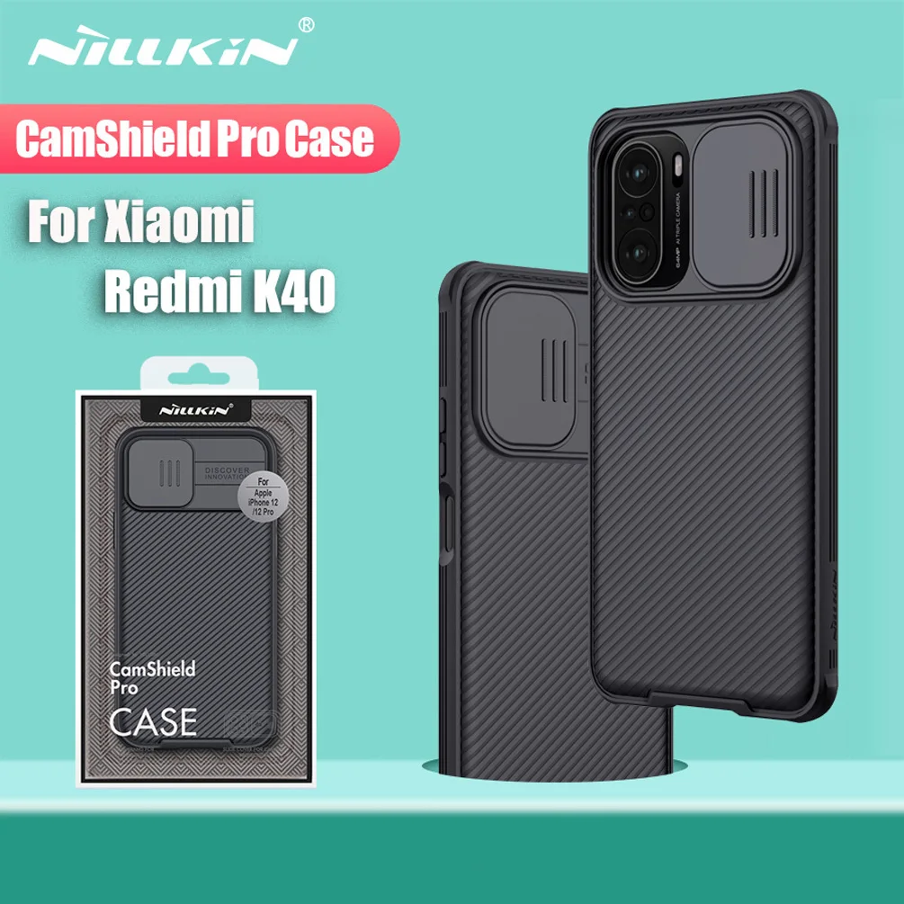 Shockproof Armor Case For Xiaomi Redmi K40 Poco F3 CamShield Slide Cover Protect Camera Lens Back Case For Redmi K40 Pro+ Plus