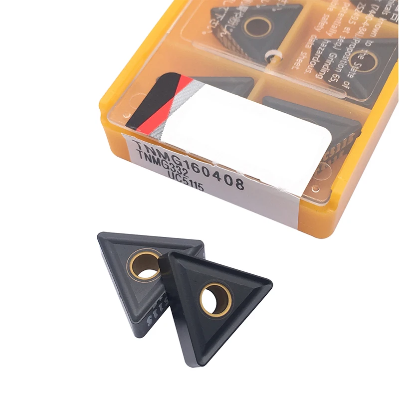 

10PCS TNMG160408 UC5115 Carbide Inserts High Quality External Turning Tool CNC Machine Tools Lathe Cutter Tool For Cast Iron