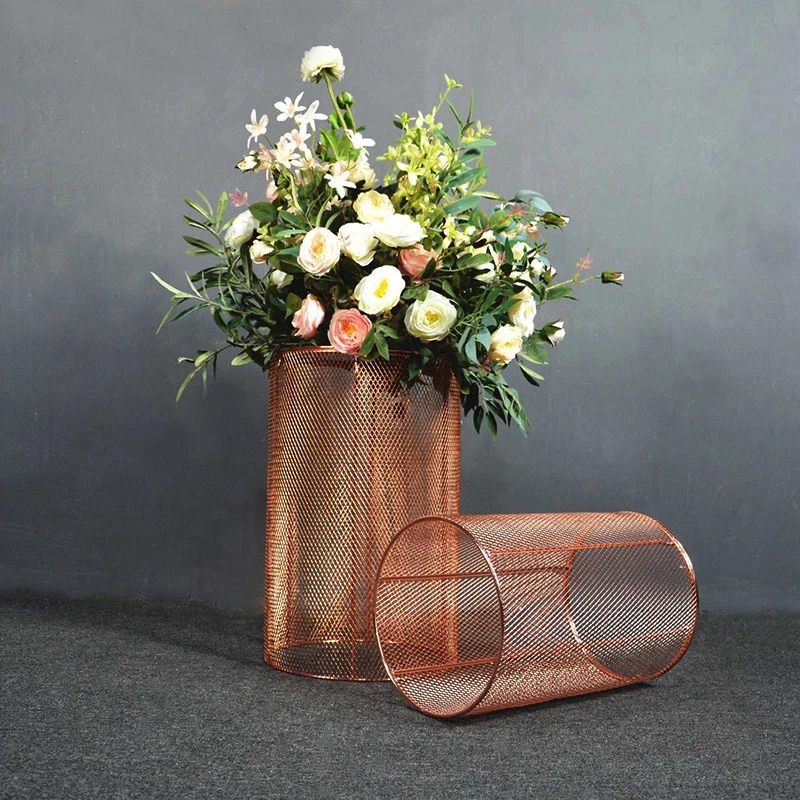 Гальваническая стойка сетки Свадебный дисплей реквизит вечерние украшения