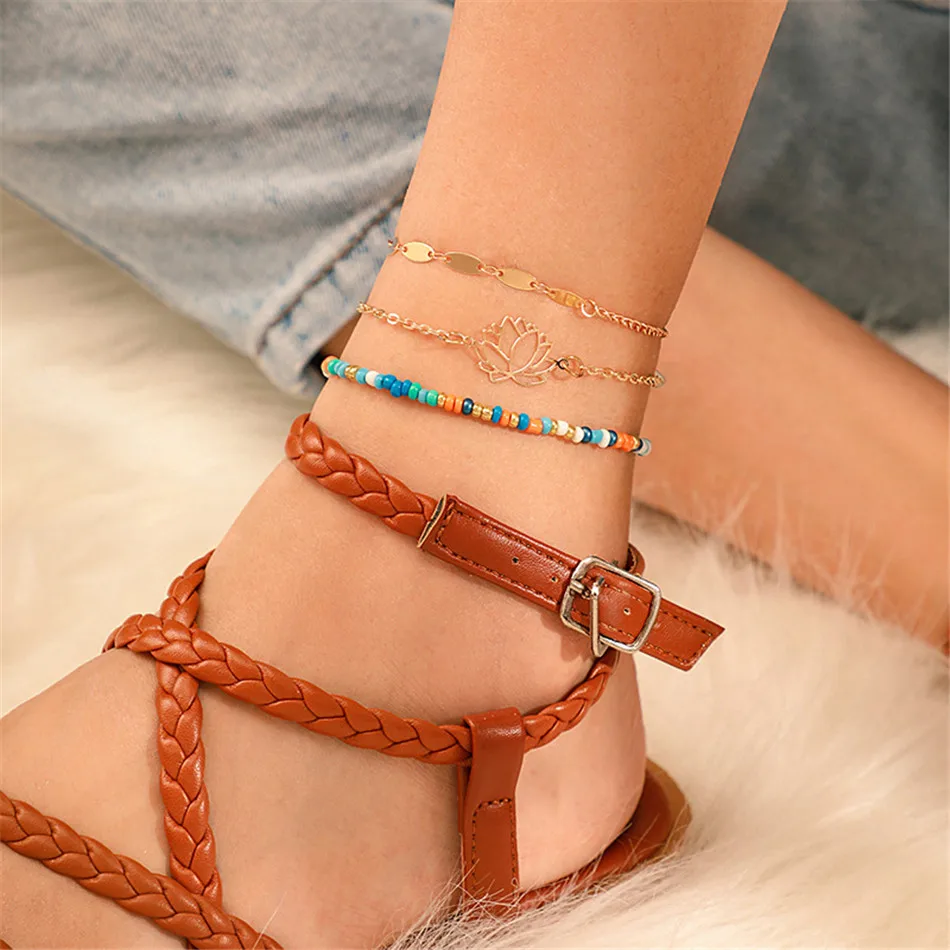 TTLIFE богемные радужные цветные ранние пляжные бусины ручной работы регулируемый