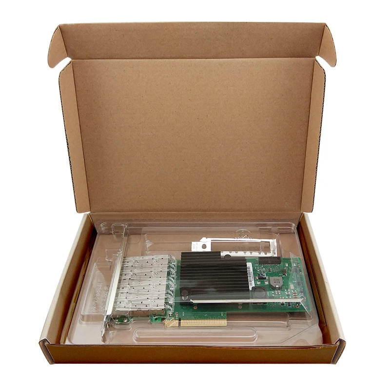 

New Intel X710-DA4 4 Port 10Gbps SFP+ PCIe 3.0 x8 Ethernet Network Card