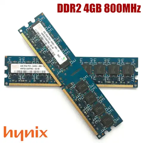 Оперативная память для ПК SK hynix, модуль оперативной памяти для настольного ПК DDR2 DDR3 1 Гб 2 ГБ 4 ГБ 8 ГБ PC2 667 800 PC3 PC3L 1066 1333 1600 МГц